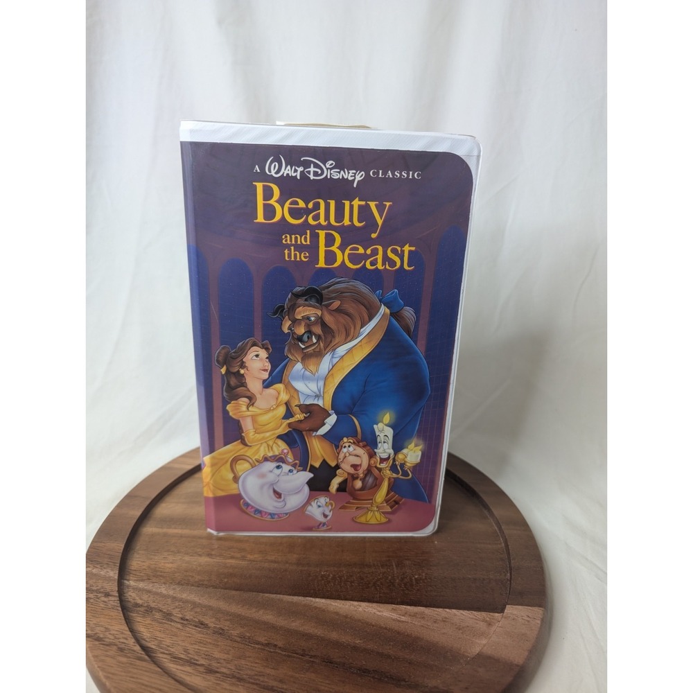 Rare Vintage Disney‎ Black Diamond Beauty and the Beast VHS 1992